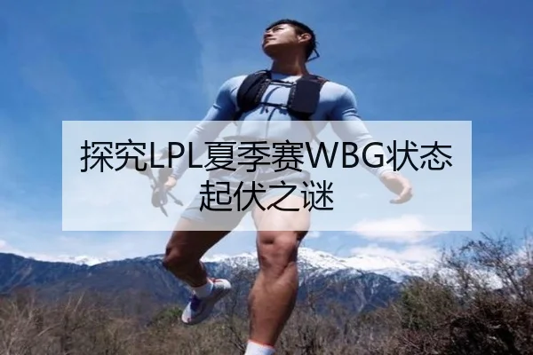 探究LPL夏季赛WBG状态起伏之谜